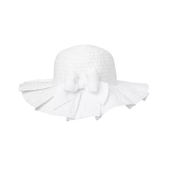 NWT Janie and Jack Pleated Sun Hat and NWT Knot Beanie White & Grey 0-3 Months - Picture 3 of 12
